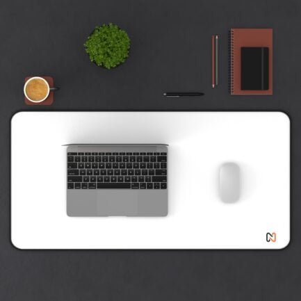 - White Desk Mat: Personalize Your Workspace with Style and Functionality - NoowAI Shop