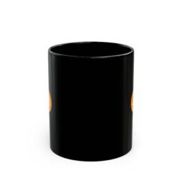 Bitcoin-Themed Black Mug for Coffee Lovers, Cryptocurrency Gift, Office Mug, Fun Birthday Present, 11oz or 15oz Sizes