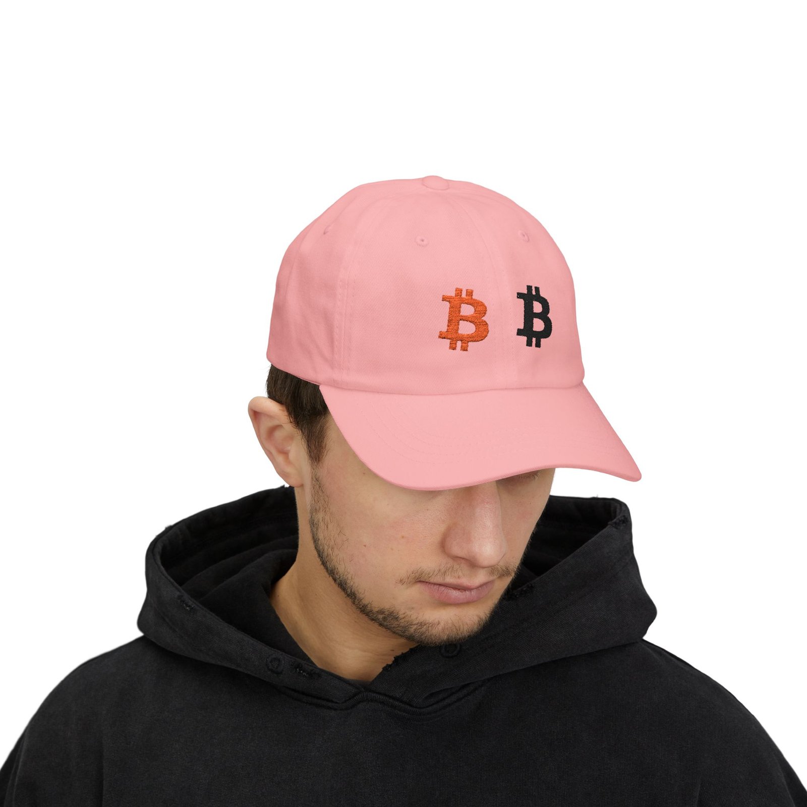 - Bitcoin Dual Logo Dad Cap — Crypto Embroidered Baseball Hat - NoowAI Shop Bitcoin Dual Logo Dad Cap — Crypto Embroidered Baseball Hat - Image 57