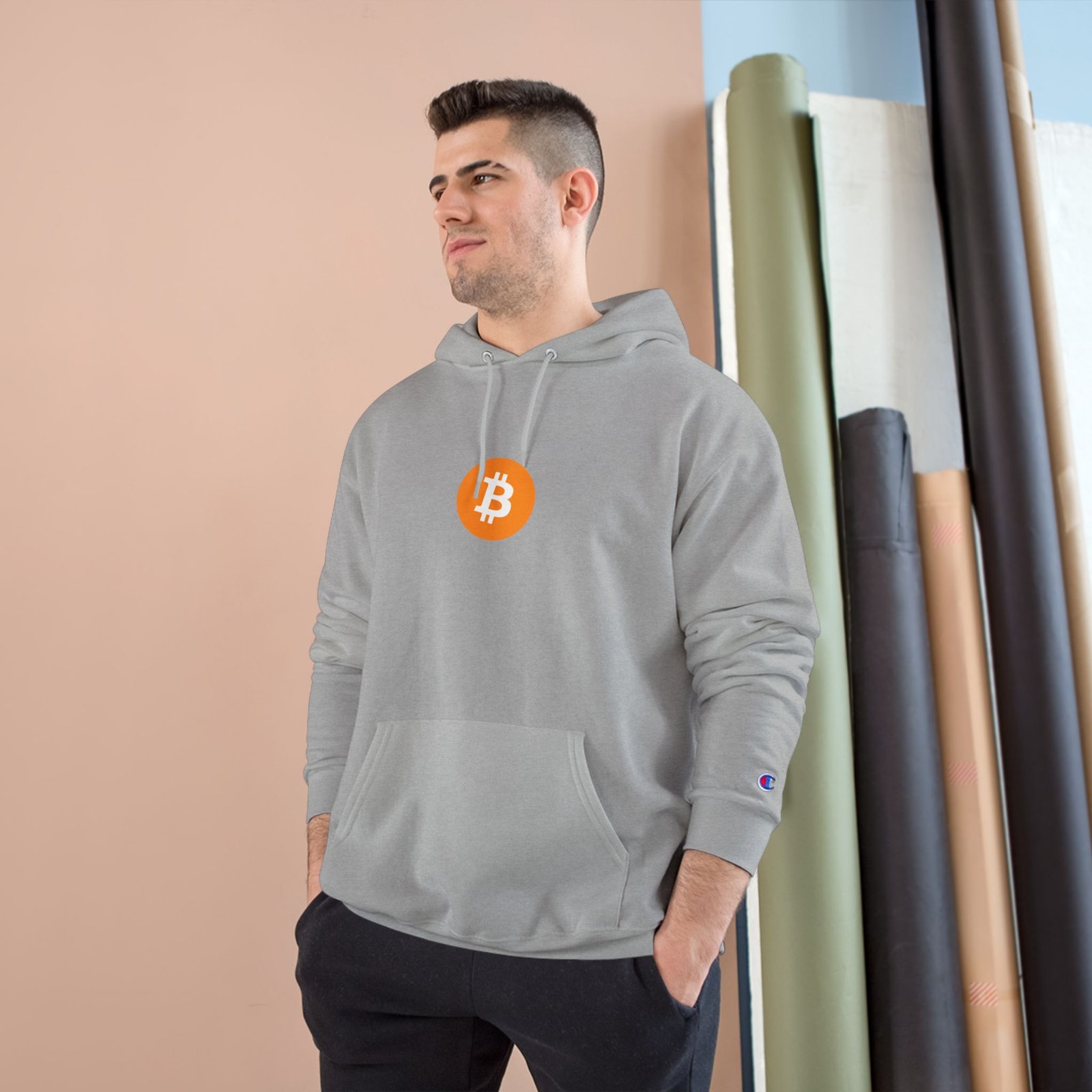- Bitcoin Champion Hoodie - Cozy Cryptocurrency Sweatshirt - NoowAI Shop Bitcoin Champion Hoodie - Cozy Cryptocurrency Sweatshirt - Image 11