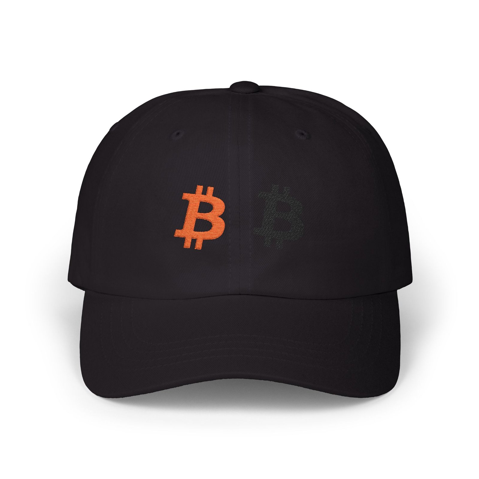 - Bitcoin Dual Logo Dad Cap — Crypto Embroidered Baseball Hat - NoowAI Shop Bitcoin Dual Logo Dad Cap — Crypto Embroidered Baseball Hat - Image 43