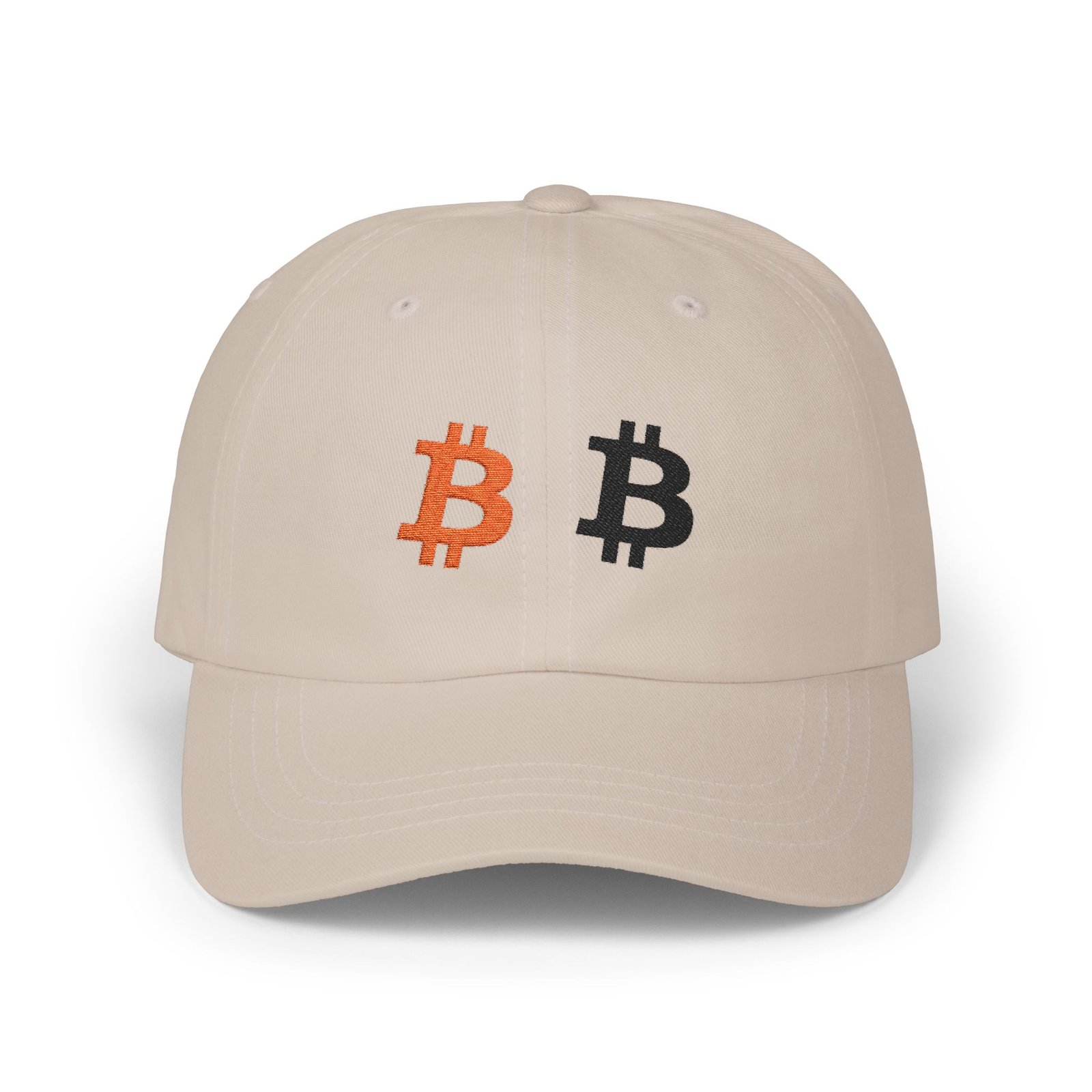 - Bitcoin Dual Logo Dad Cap — Crypto Embroidered Baseball Hat - NoowAI Shop Bitcoin Dual Logo Dad Cap — Crypto Embroidered Baseball Hat - Image 13