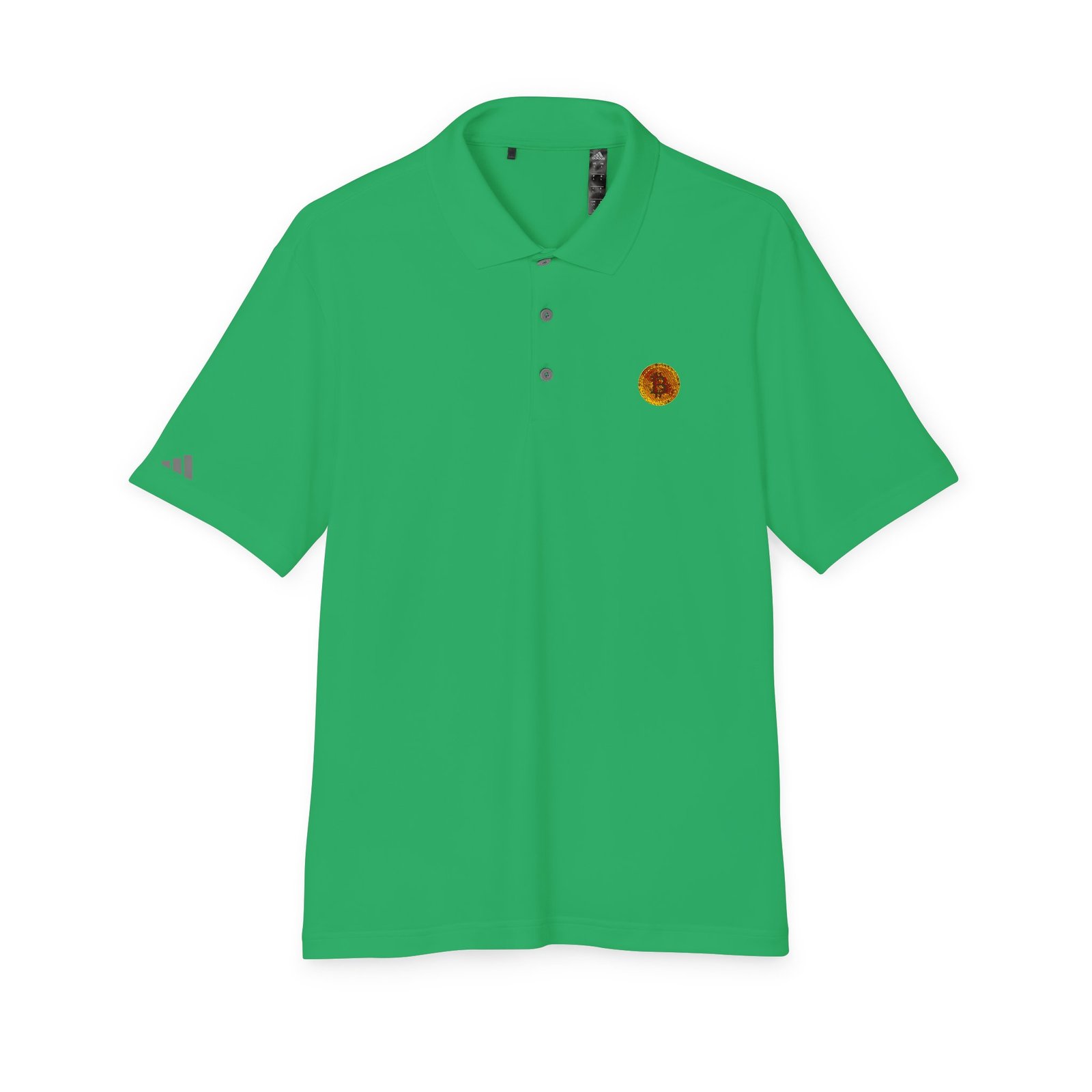 - adidas® Bitcoin logo Embroidered Sunflower Polo Shirt — Minimal Floral Logo Performance Polo - NoowAI Shop adidas® Bitcoin logo Embroidered Sunflower Polo Shirt — Minimal Floral Logo Performance Polo - Image 19