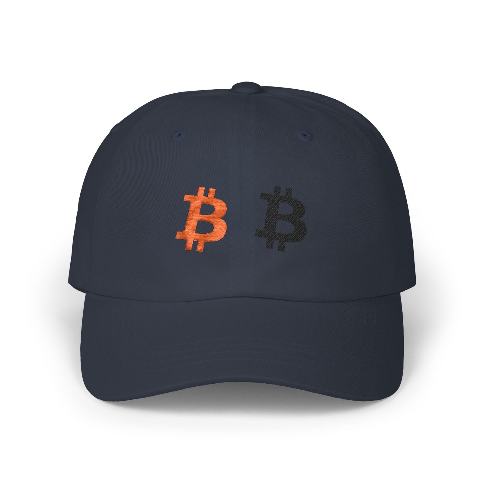 - Bitcoin Dual Logo Dad Cap — Crypto Embroidered Baseball Hat - NoowAI Shop Bitcoin Dual Logo Dad Cap — Crypto Embroidered Baseball Hat - Image 37
