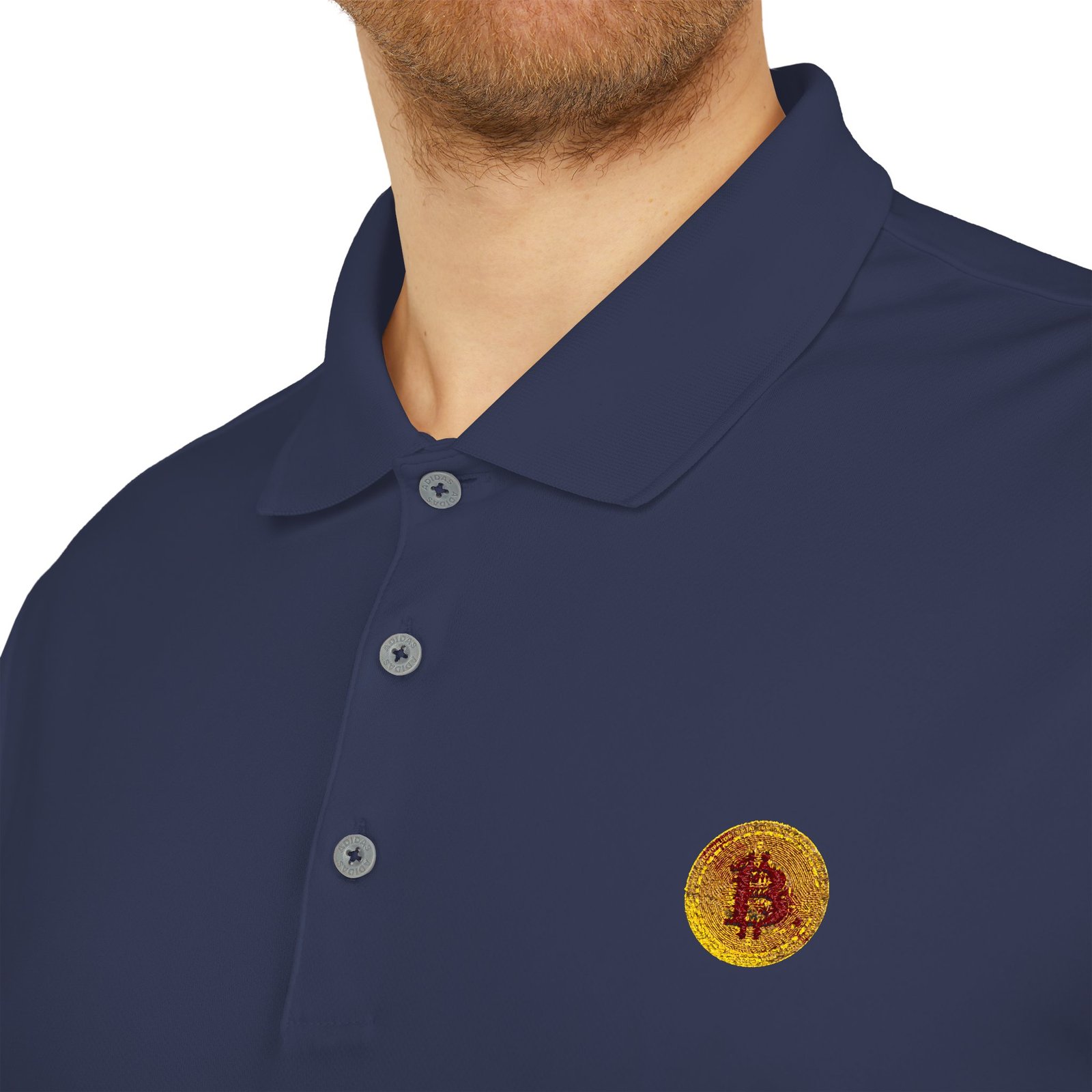 - adidas® Bitcoin logo Embroidered Sunflower Polo Shirt — Minimal Floral Logo Performance Polo - NoowAI Shop adidas® Bitcoin logo Embroidered Sunflower Polo Shirt — Minimal Floral Logo Performance Polo - Image 53