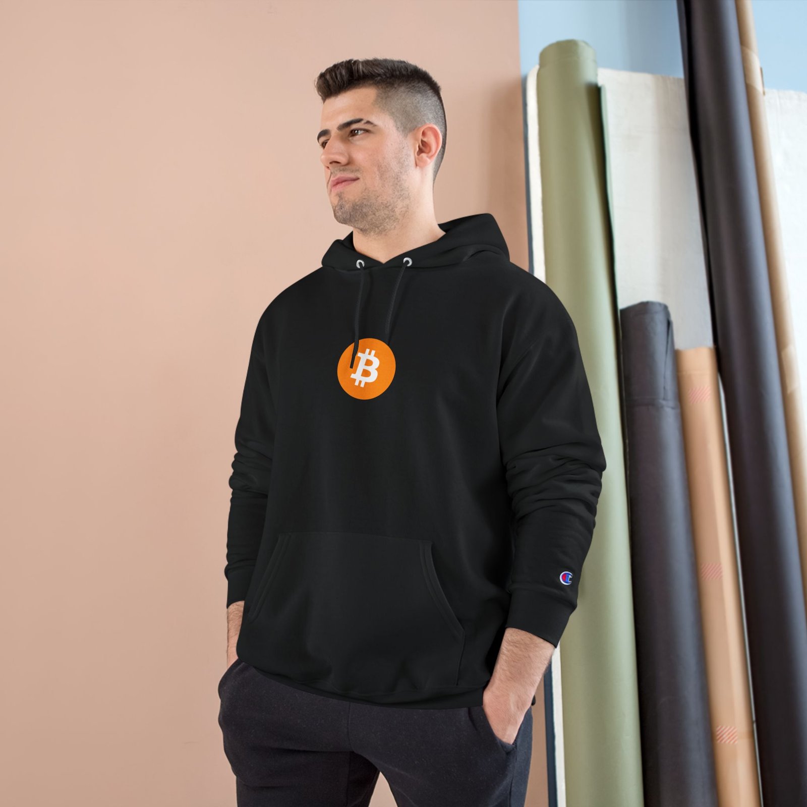 - Bitcoin Champion Hoodie - Cozy Cryptocurrency Sweatshirt - NoowAI Shop Bitcoin Champion Hoodie - Cozy Cryptocurrency Sweatshirt