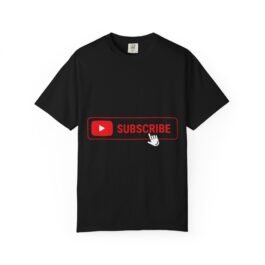 Subscribe Button T-Shirt — YouTuber Social Media Tee
