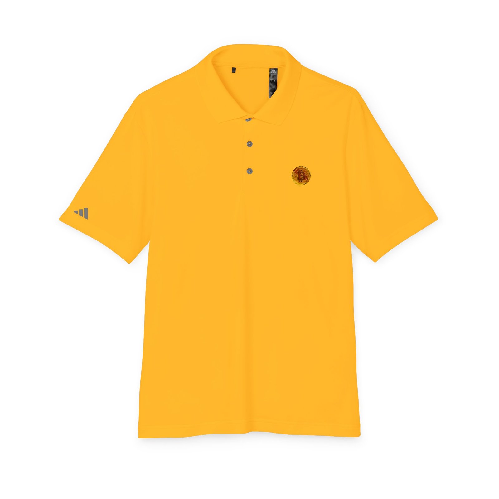 - adidas® Bitcoin logo Embroidered Sunflower Polo Shirt — Minimal Floral Logo Performance Polo - NoowAI Shop adidas® Bitcoin logo Embroidered Sunflower Polo Shirt — Minimal Floral Logo Performance Polo - Image 13
