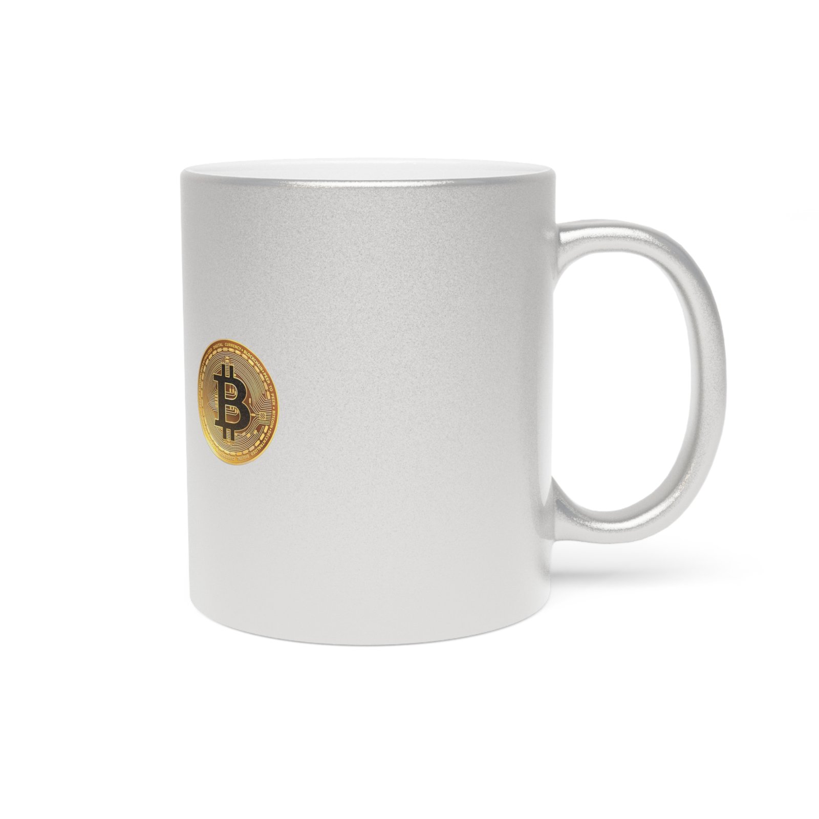- Bitcoin Metallic Mug (golden color BTC logo) — Silver/Gold Crypto Coffee Cup - NoowAI Shop Bitcoin Metallic Mug (golden color BTC logo) — Silver/Gold Crypto Coffee Cup - Image 8
