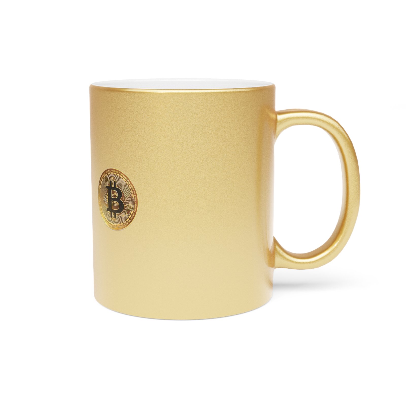 - Bitcoin Metallic Mug (golden color BTC logo) — Silver/Gold Crypto Coffee Cup - NoowAI Shop Bitcoin Metallic Mug (golden color BTC logo) — Silver/Gold Crypto Coffee Cup - Image 4