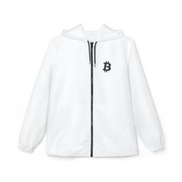 Bitcoin Windbreaker Jacket for Crypto Enthusiasts