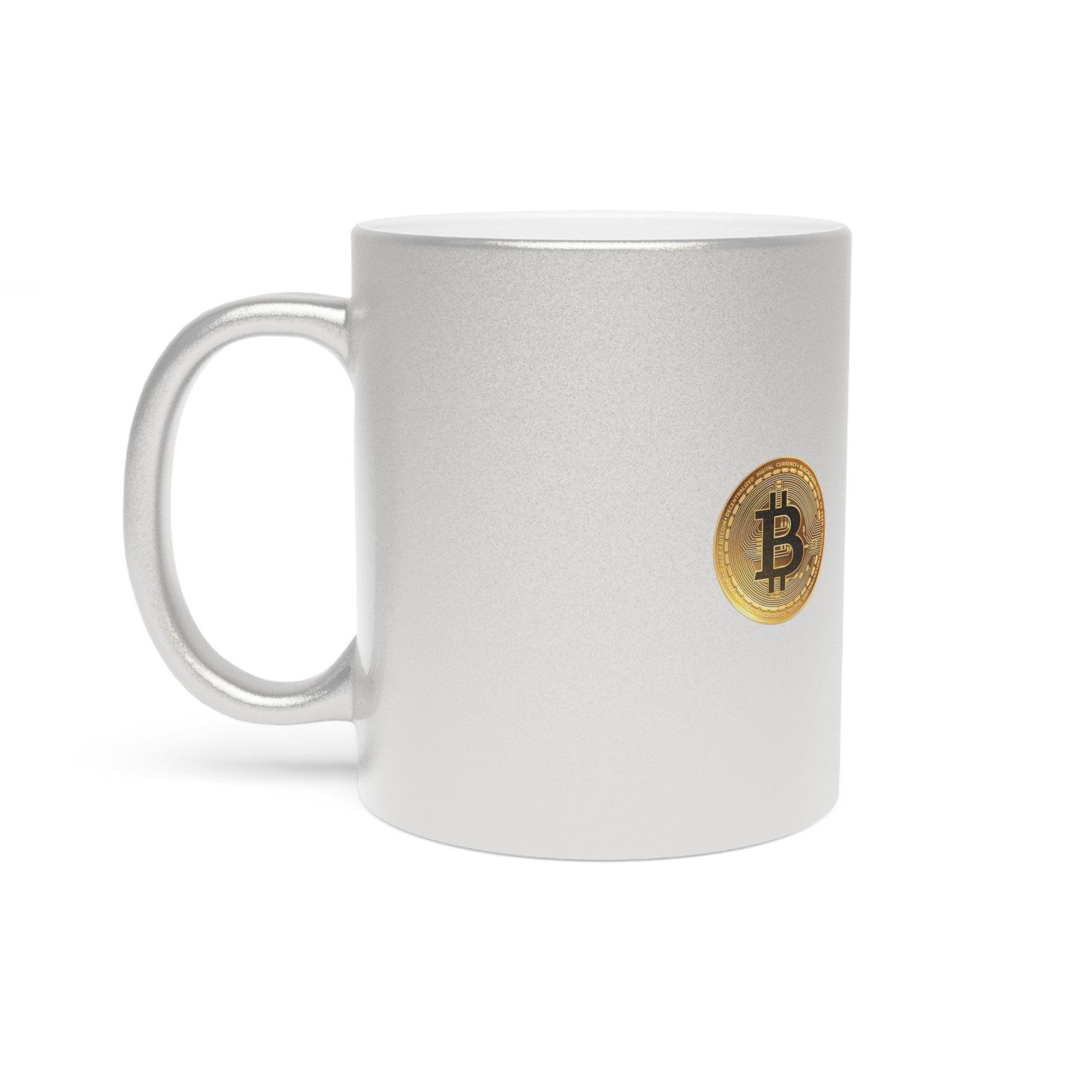 - Bitcoin Metallic Mug (golden color BTC logo) — Silver/Gold Crypto Coffee Cup - NoowAI Shop Bitcoin Metallic Mug (golden color BTC logo) — Silver/Gold Crypto Coffee Cup - Image 7