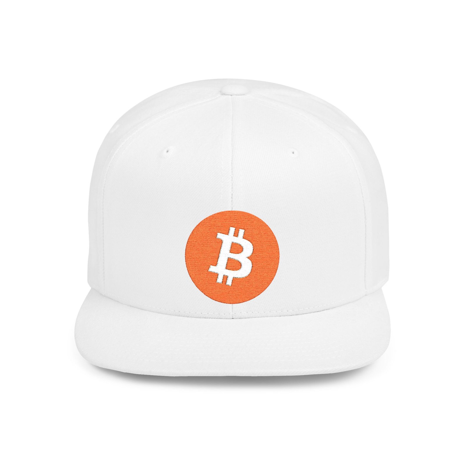 - Bitcoin Flat Bill Snapback Hat - NoowAI Shop Bitcoin Flat Bill Snapback Hat - Image 4