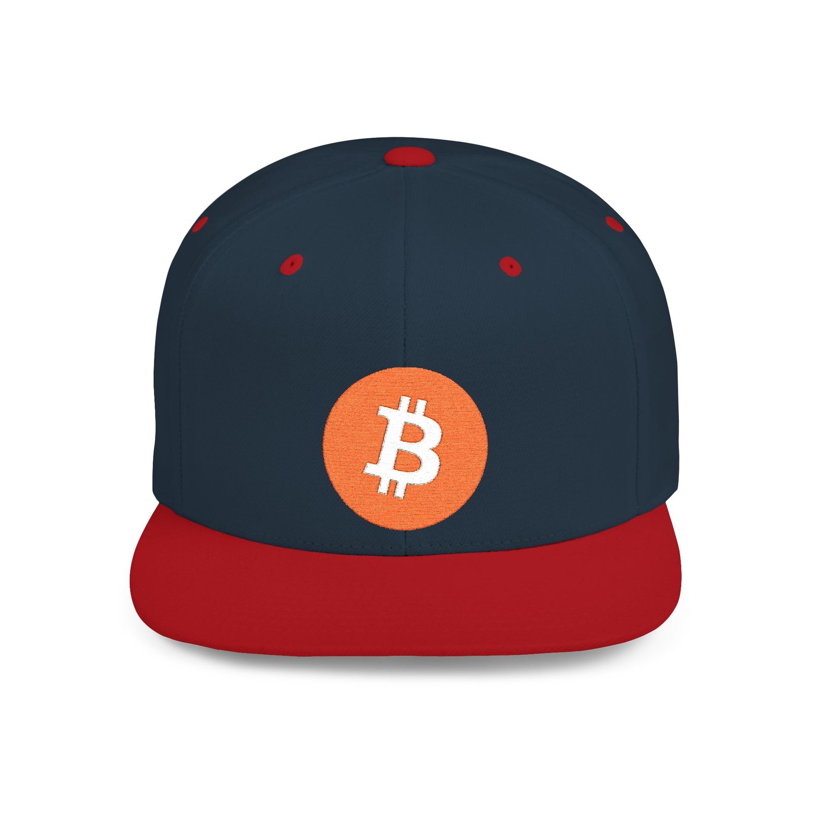 - Bitcoin Flat Bill Snapback Hat - NoowAI Shop Bitcoin Flat Bill Snapback Hat - Image 31
