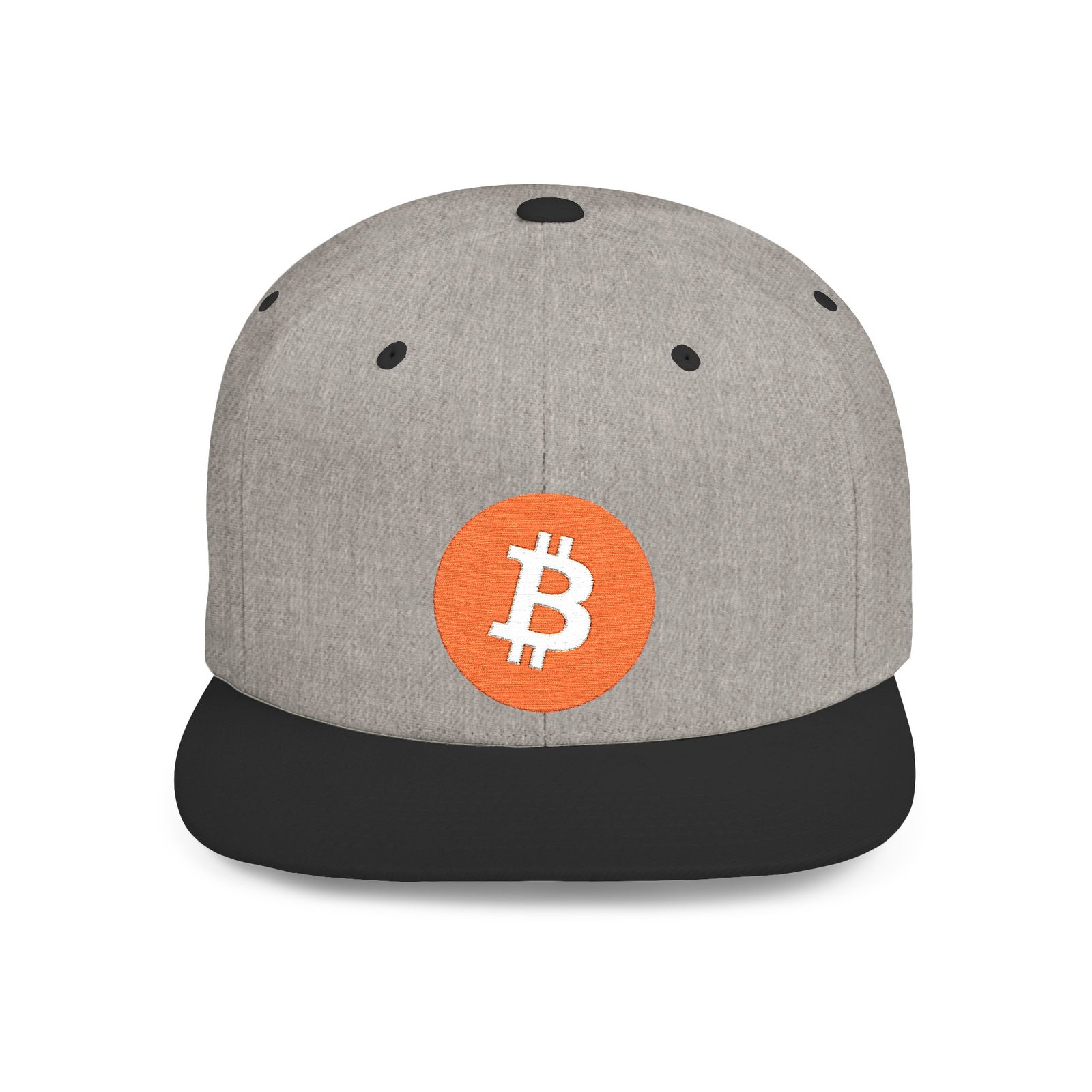 - Bitcoin Flat Bill Snapback Hat - NoowAI Shop Bitcoin Flat Bill Snapback Hat - Image 37