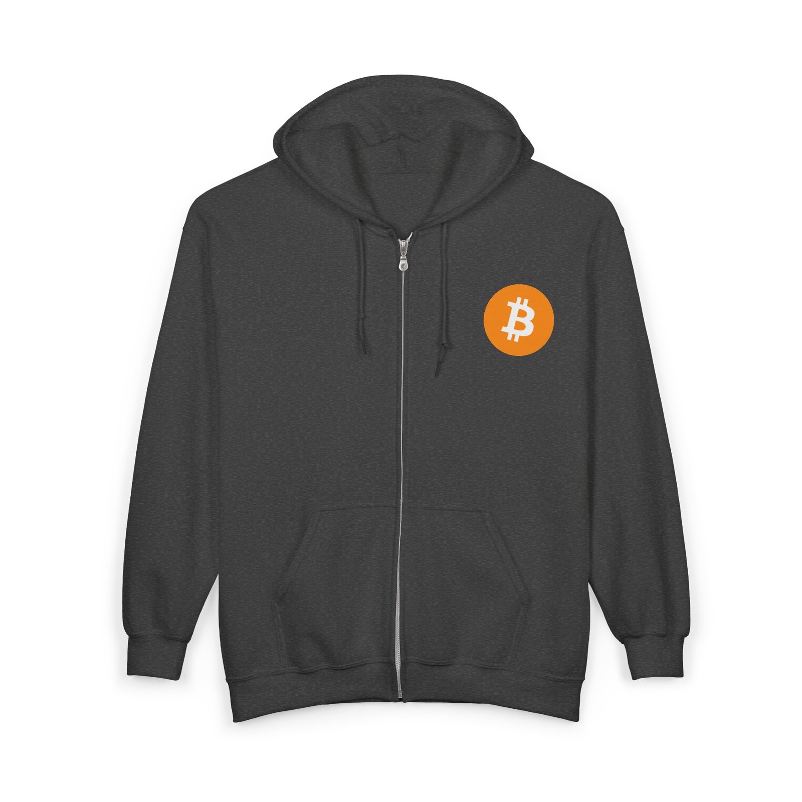 - Bitcoin Logo Full Zip Hoodie - Unisex Heavy Blend Sweatshirt - NoowAI Shop Bitcoin Logo Full Zip Hoodie - Unisex Heavy Blend Sweatshirt - Image 11