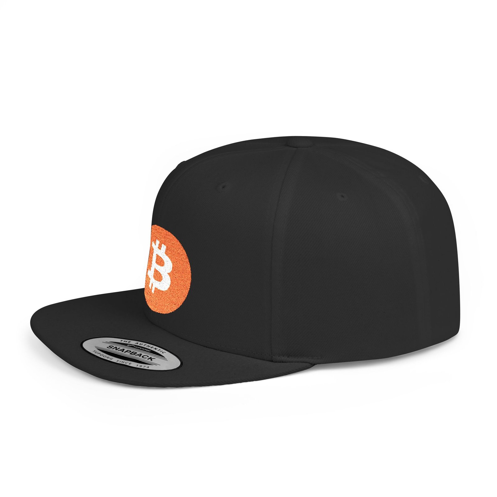 - Bitcoin Flat Bill Snapback Hat - NoowAI Shop Bitcoin Flat Bill Snapback Hat - Image 36