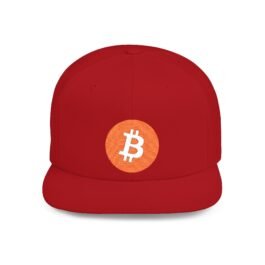 Bitcoin Flat Bill Snapback Hat