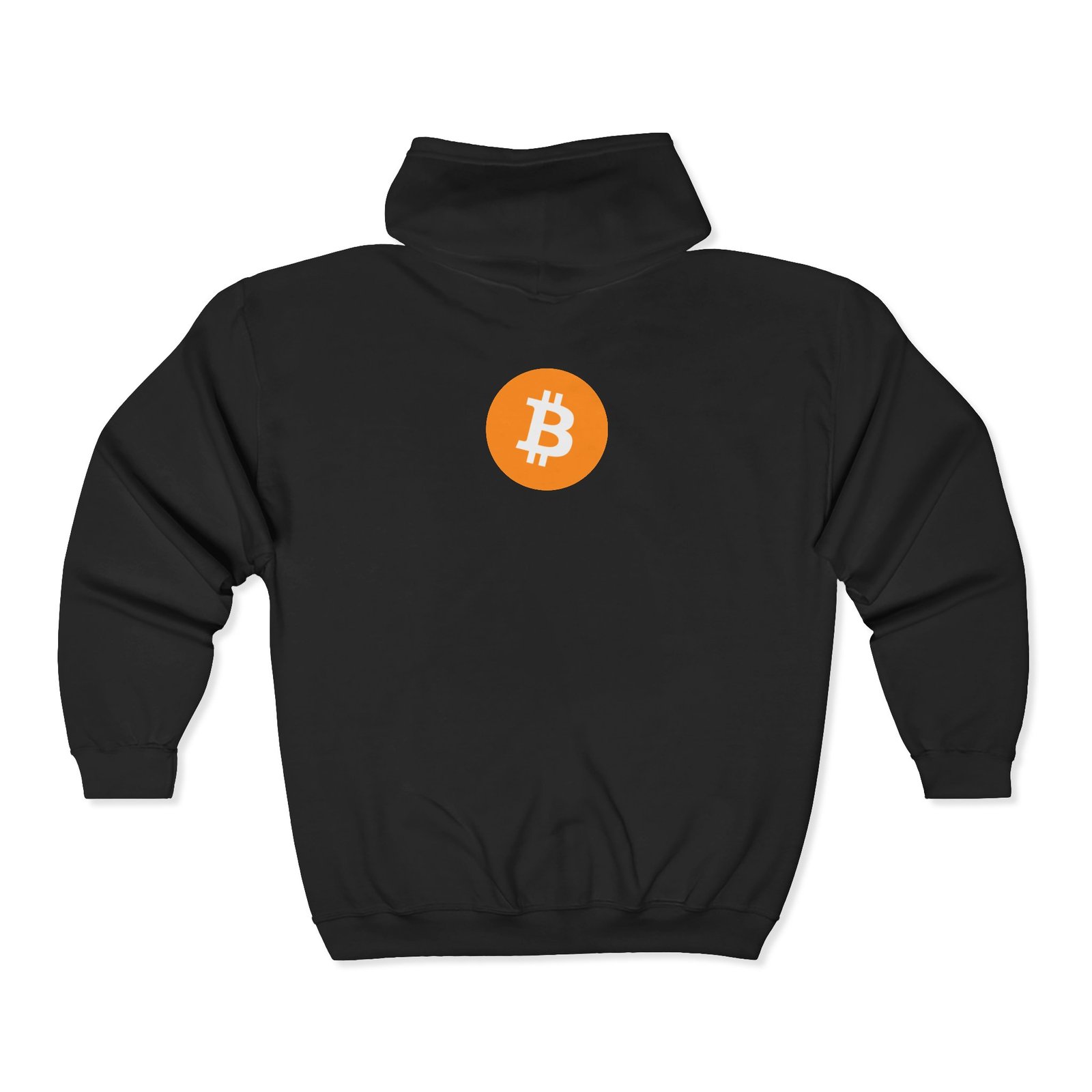 - Bitcoin Logo Full Zip Hoodie - Unisex Heavy Blend Sweatshirt - NoowAI Shop Bitcoin Logo Full Zip Hoodie - Unisex Heavy Blend Sweatshirt - Image 2