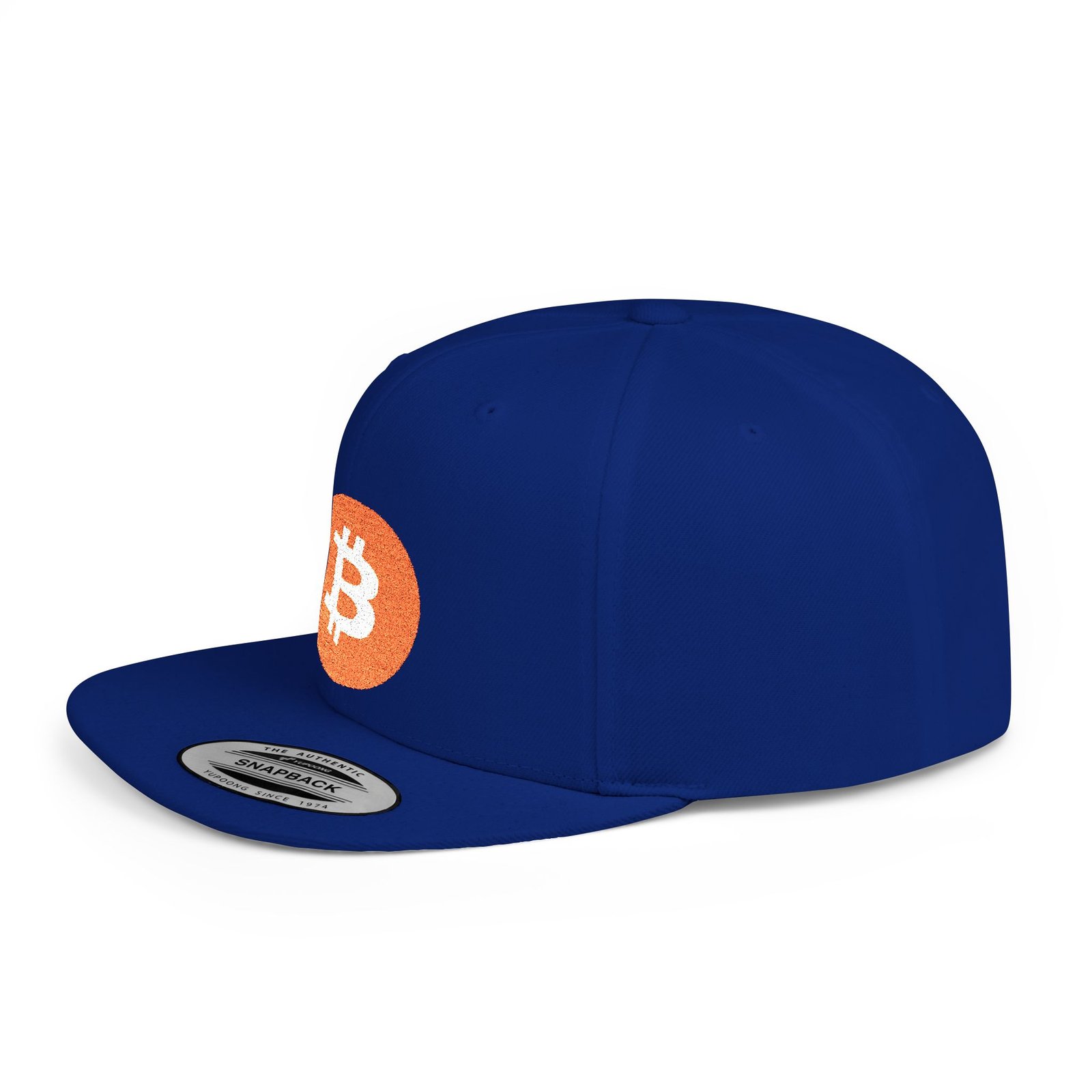 - Bitcoin Flat Bill Snapback Hat - NoowAI Shop Bitcoin Flat Bill Snapback Hat - Image 21