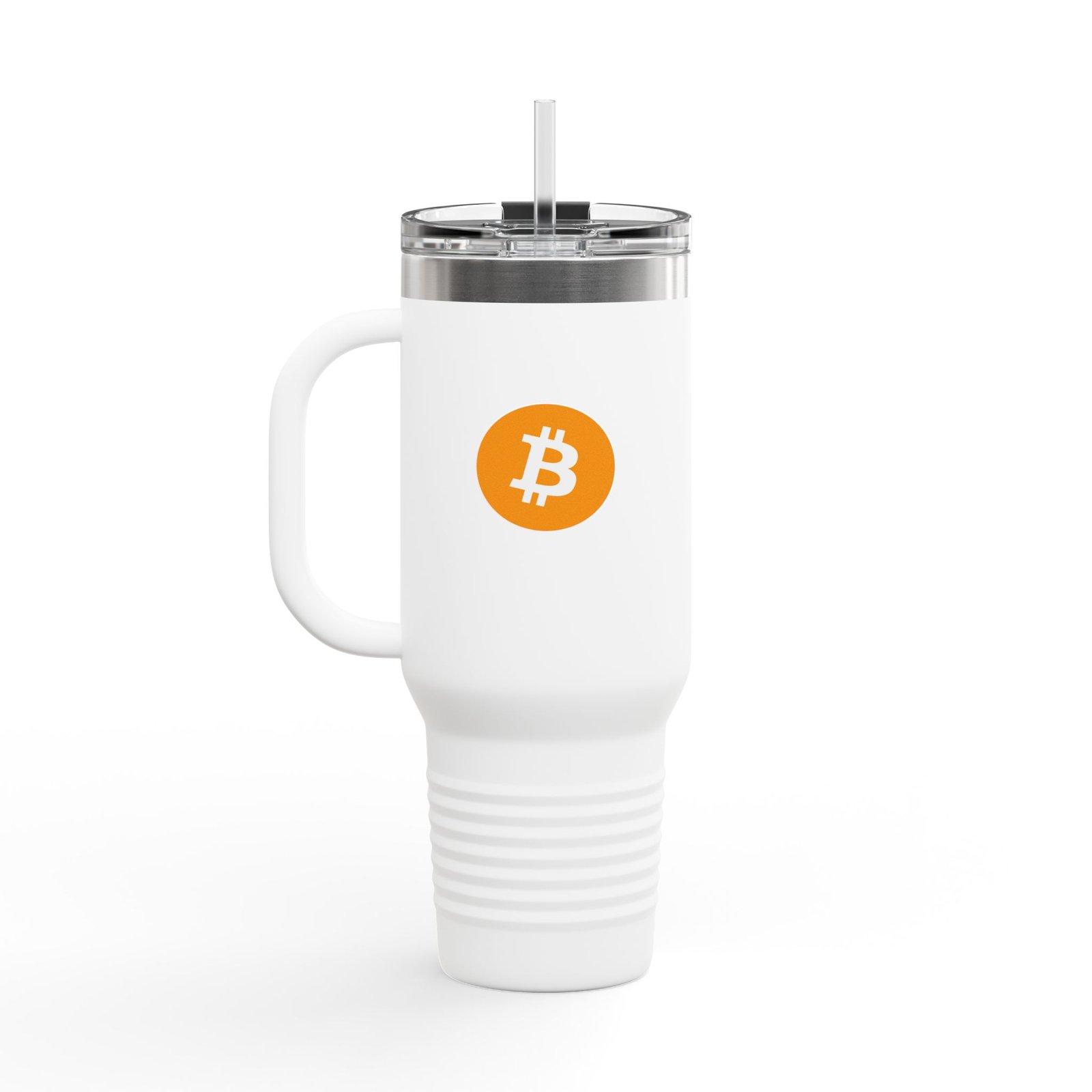 - Bitcoin Insulated Travel Mug - 40oz with Straw - NoowAI Shop Bitcoin Insulated Travel Mug - 40oz with Straw - Image 9