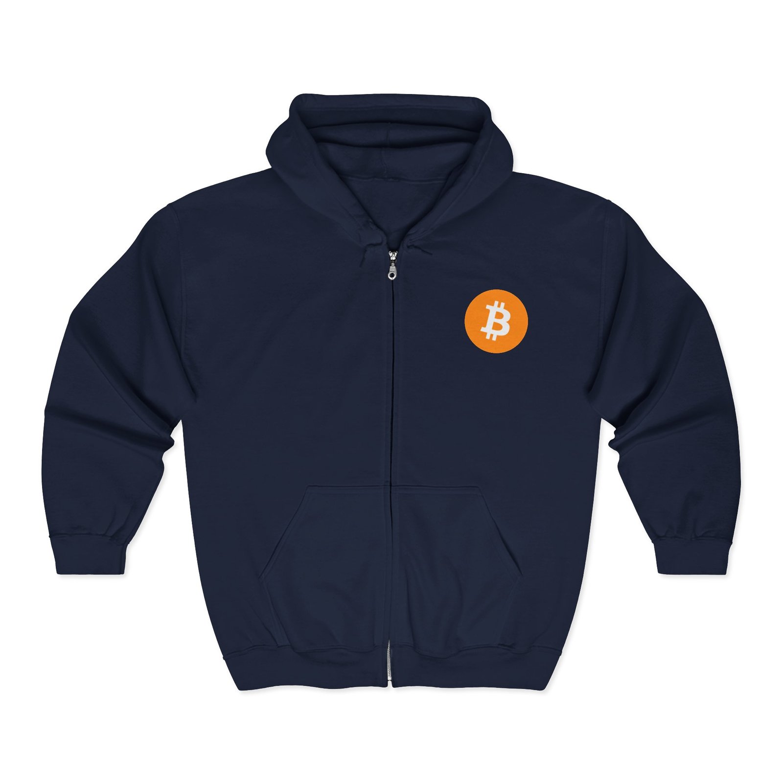 - Bitcoin Logo Full Zip Hoodie - Unisex Heavy Blend Sweatshirt - NoowAI Shop Bitcoin Logo Full Zip Hoodie - Unisex Heavy Blend Sweatshirt - Image 13
