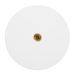 Bitcoin Coin Mouse Pad — Minimal Crypto Desk Mat