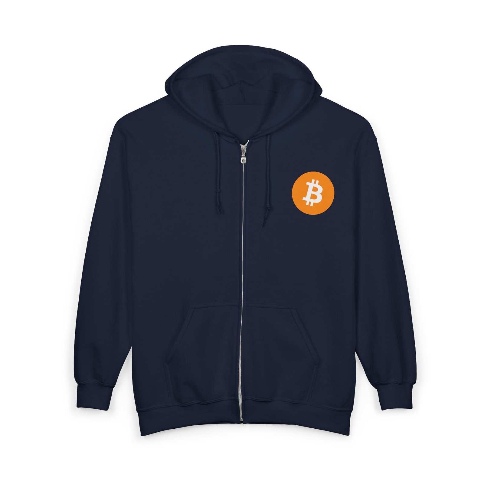 - Bitcoin Logo Full Zip Hoodie - Unisex Heavy Blend Sweatshirt - NoowAI Shop Bitcoin Logo Full Zip Hoodie - Unisex Heavy Blend Sweatshirt - Image 15