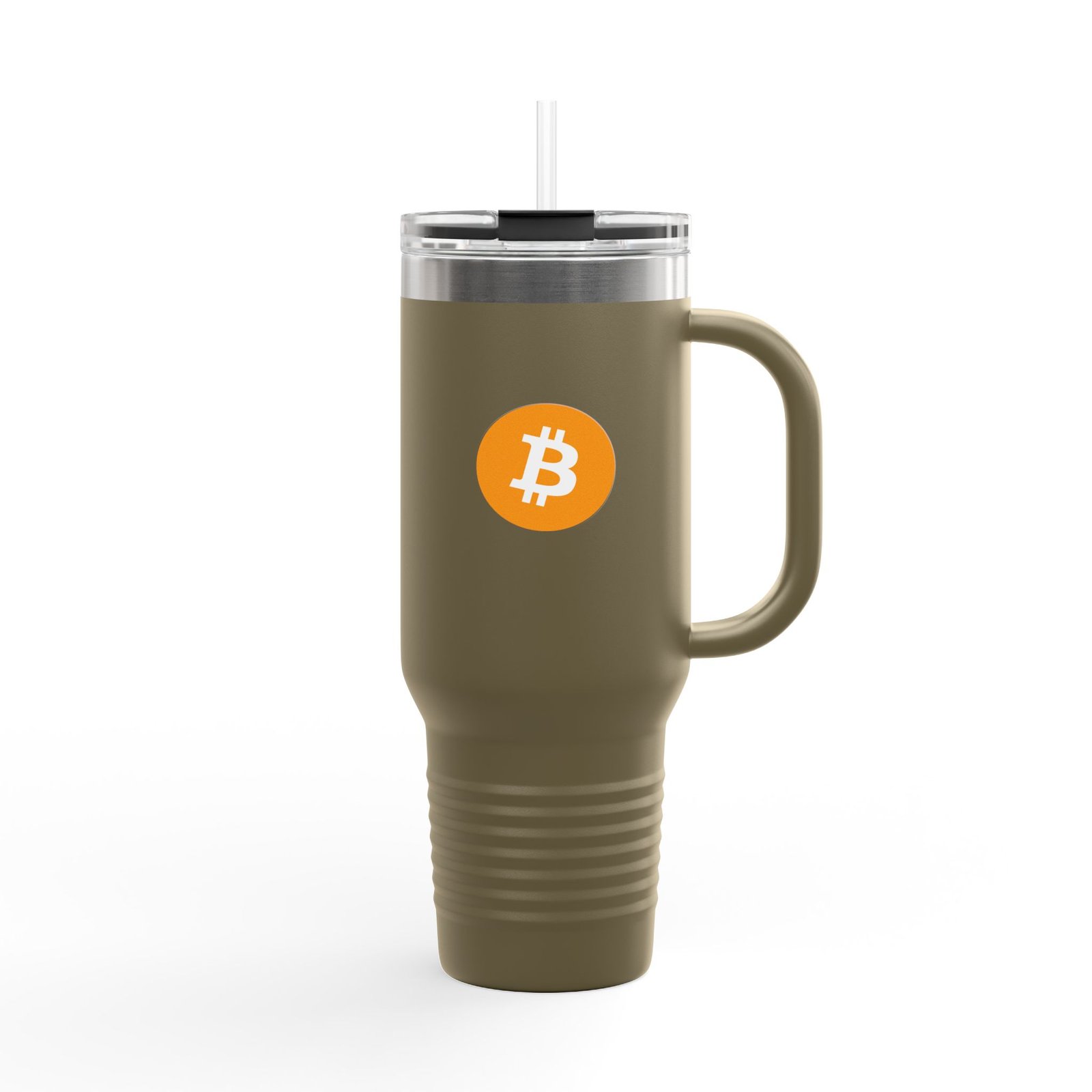- Bitcoin Insulated Travel Mug - 40oz with Straw - NoowAI Shop Bitcoin Insulated Travel Mug - 40oz with Straw - Image 17