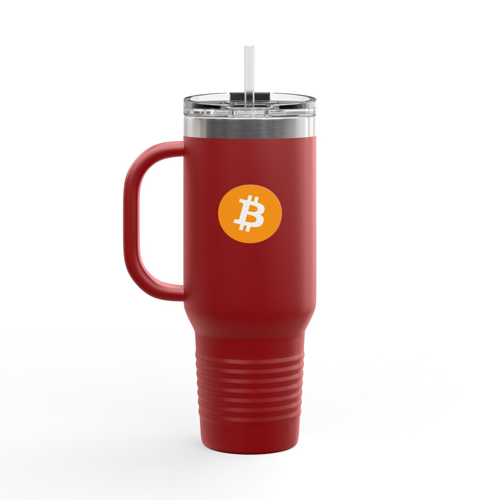 - Bitcoin Insulated Travel Mug - 40oz with Straw - NoowAI Shop Bitcoin Insulated Travel Mug - 40oz with Straw - Image 14