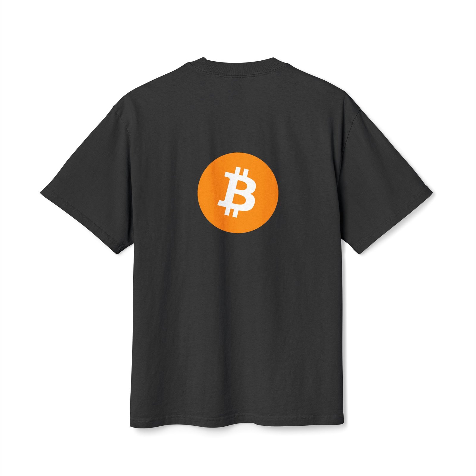 - Bitcoin Faded Tee - Unisex Heavyweight T-Shirt for Crypto Enthusiasts - NoowAI Shop Bitcoin Faded Tee - Unisex Heavyweight T-Shirt for Crypto Enthusiasts - Image 3