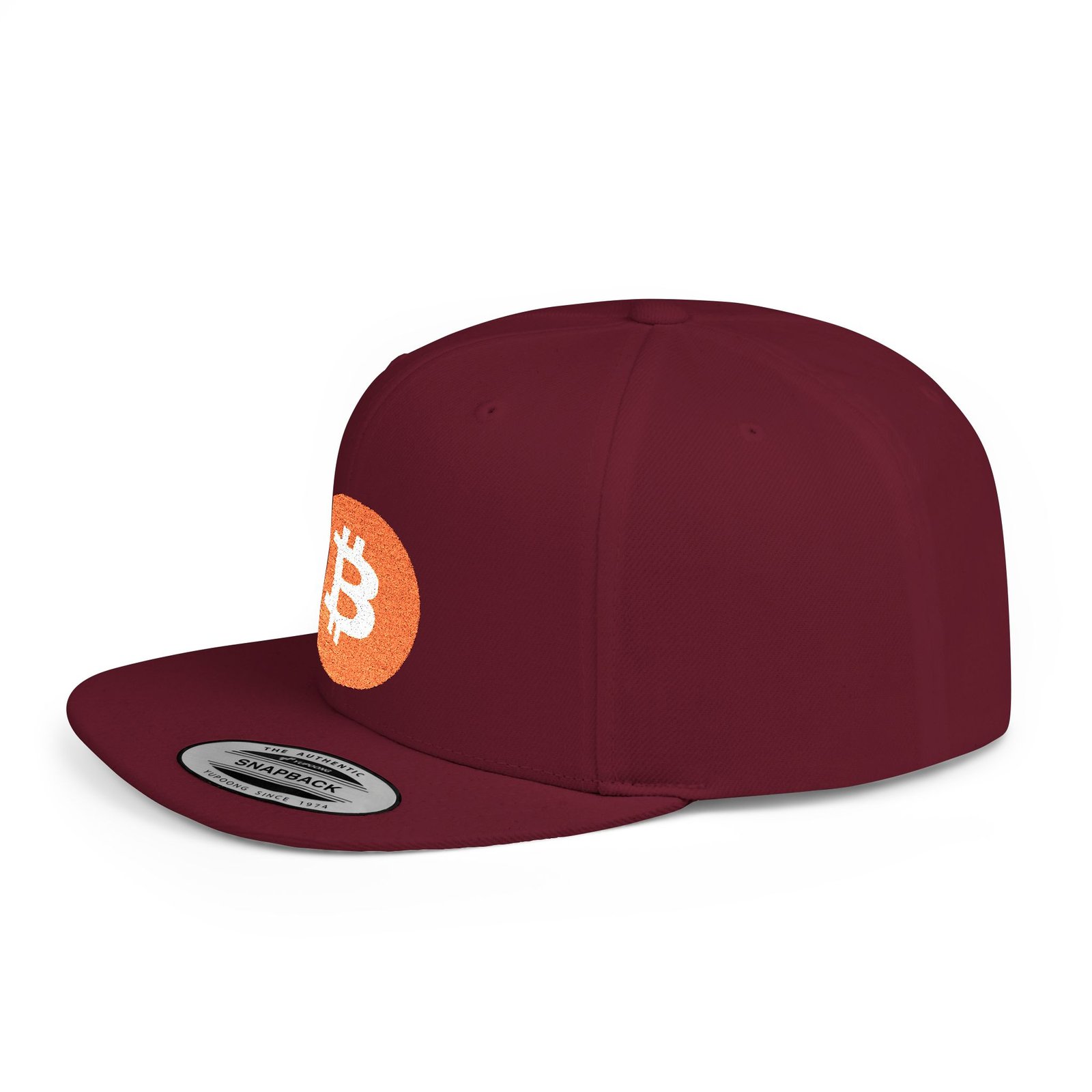 - Bitcoin Flat Bill Snapback Hat - NoowAI Shop Bitcoin Flat Bill Snapback Hat - Image 54