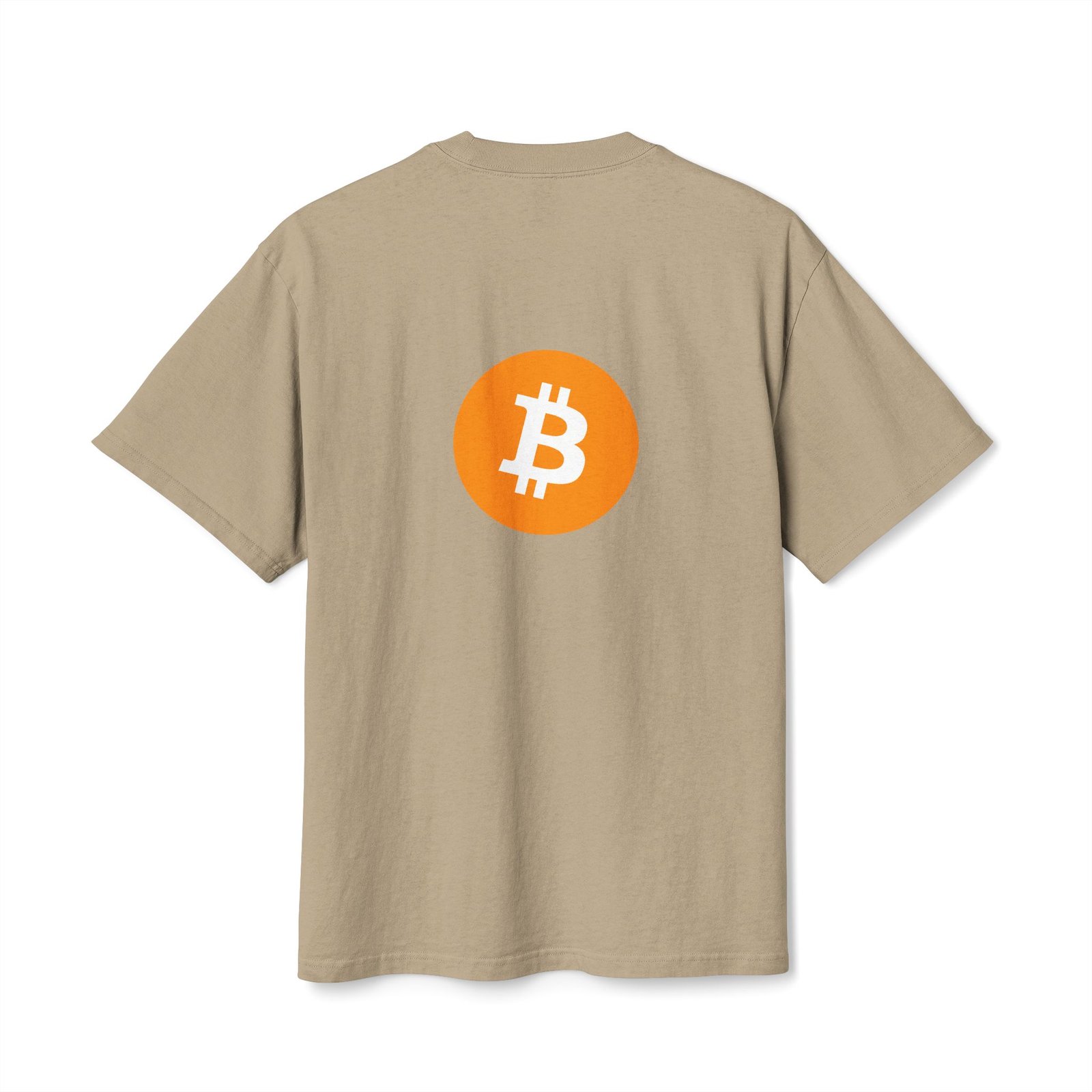 - Bitcoin Faded Tee - Unisex Heavyweight T-Shirt for Crypto Enthusiasts - NoowAI Shop Bitcoin Faded Tee - Unisex Heavyweight T-Shirt for Crypto Enthusiasts - Image 6