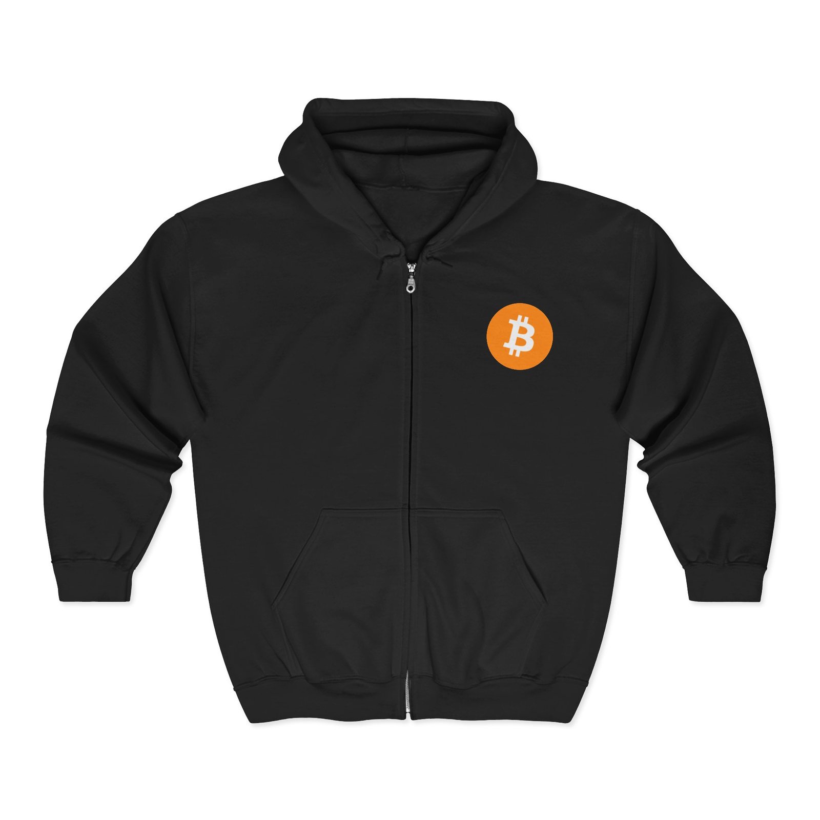 - Bitcoin Logo Full Zip Hoodie - Unisex Heavy Blend Sweatshirt - NoowAI Shop Bitcoin Logo Full Zip Hoodie - Unisex Heavy Blend Sweatshirt