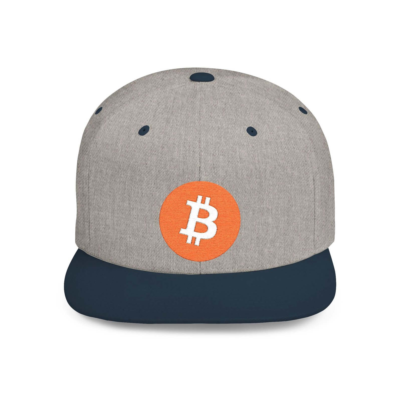 - Bitcoin Flat Bill Snapback Hat - NoowAI Shop Bitcoin Flat Bill Snapback Hat - Image 25